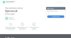 Desktop Screenshot of lipo.co.uk