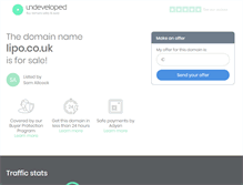 Tablet Screenshot of lipo.co.uk